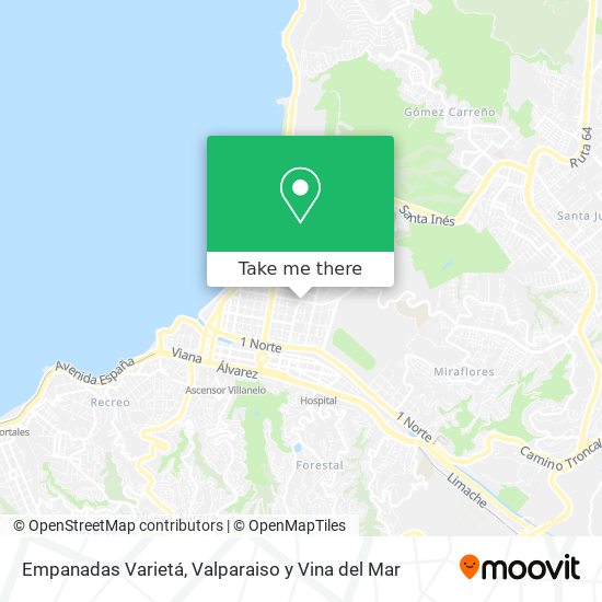 Empanadas Varietá map