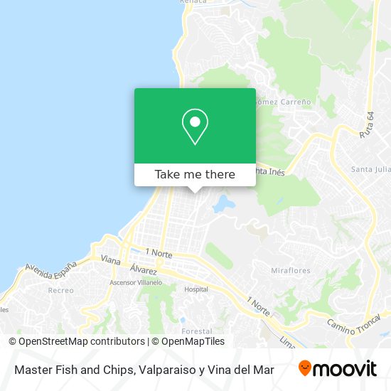 Master Fish and Chips map