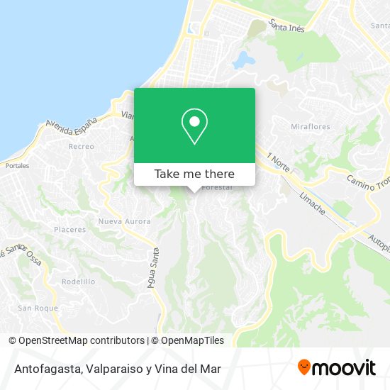 Antofagasta map