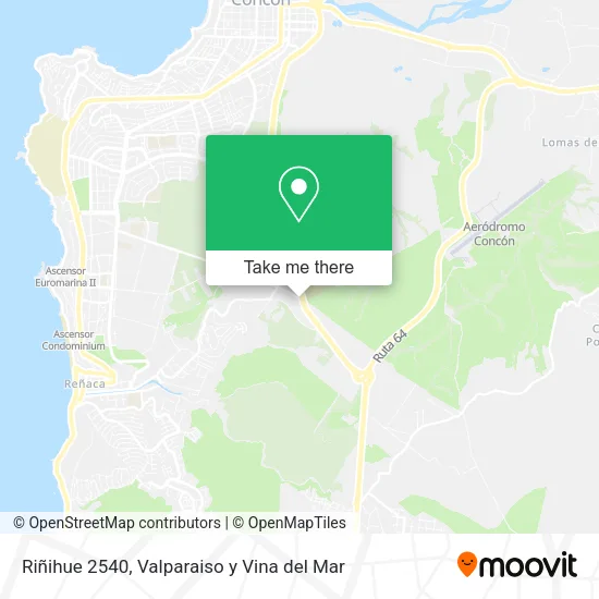 Riñihue 2540 map