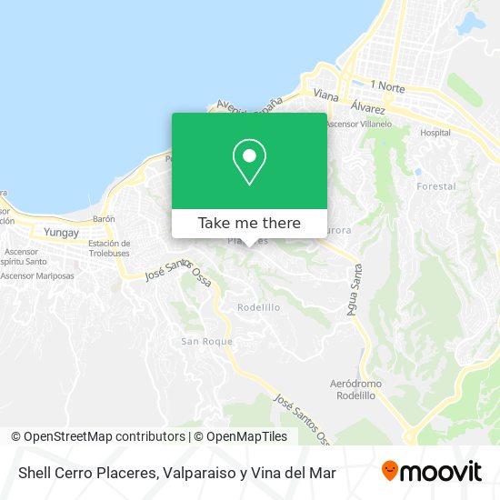 Shell Cerro Placeres map