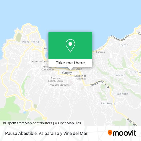 Pausa Abastible map