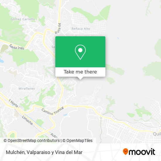 Mulchén map