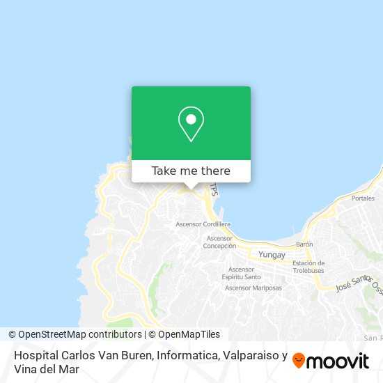 Hospital Carlos Van Buren, Informatica map