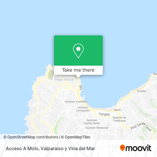 Acceso A Molo map