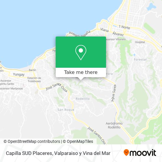 Mapa de Capilla SUD Placeres