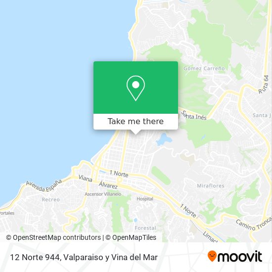 12 Norte 944 map