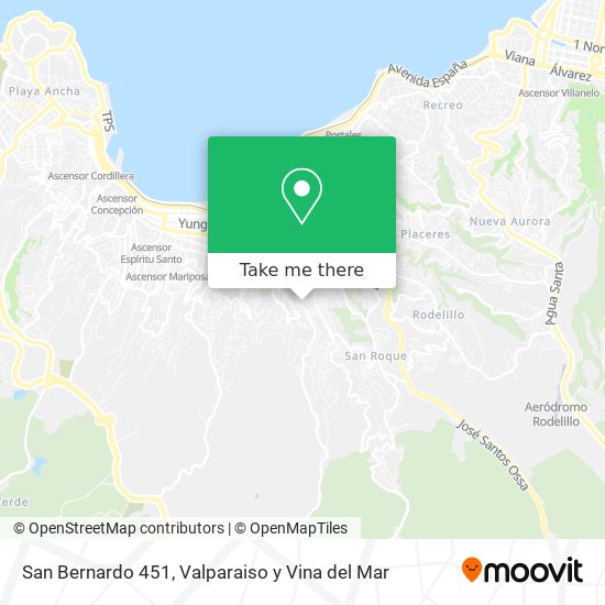 San Bernardo 451 map