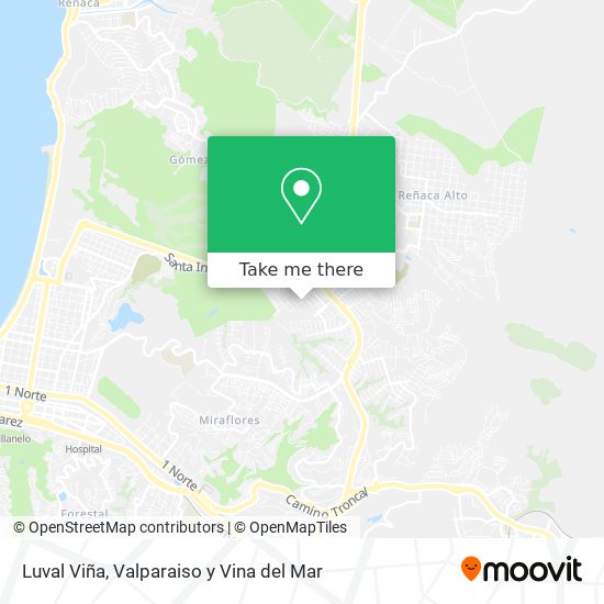 Luval Viña map