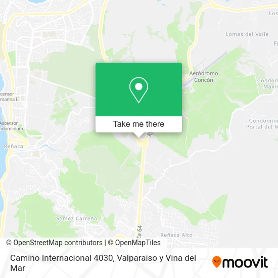 Camino Internacional 4030 map