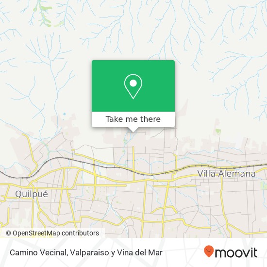 Camino Vecinal map