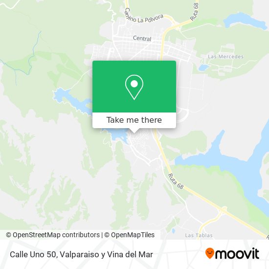 Calle Uno 50 map