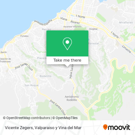 Vicente Zegers map