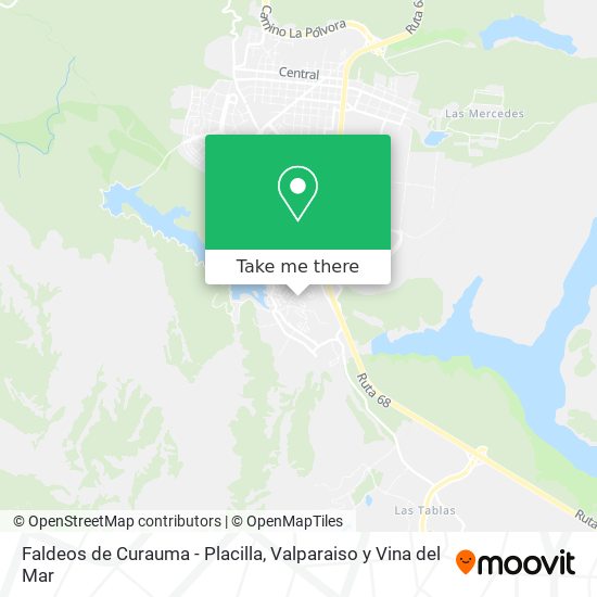 Faldeos de Curauma - Placilla map