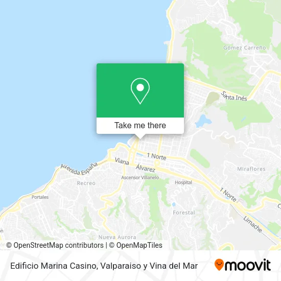 Mapa de Edificio Marina Casino