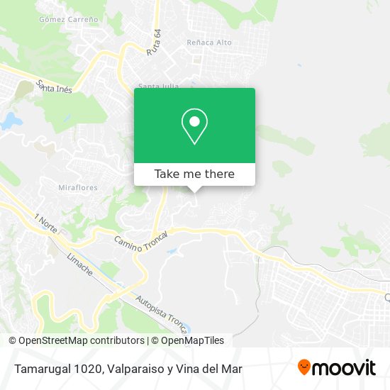 Mapa de Tamarugal 1020