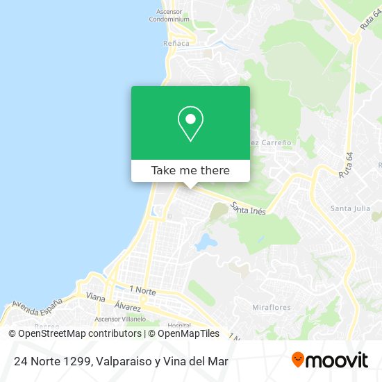 24 Norte 1299 map