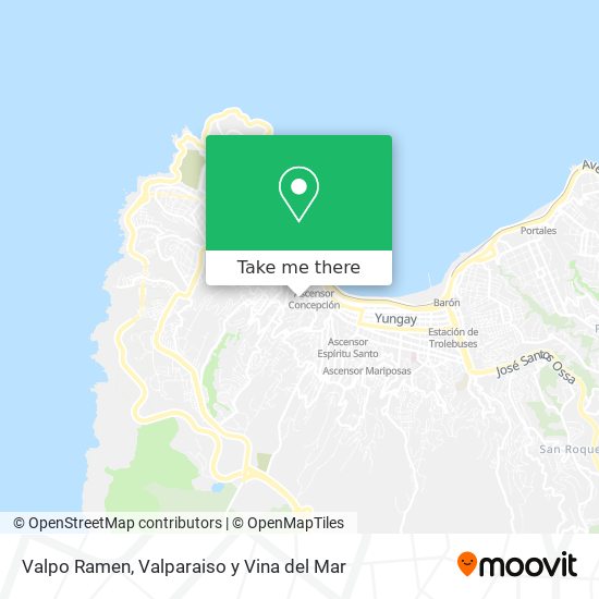 Valpo Ramen map