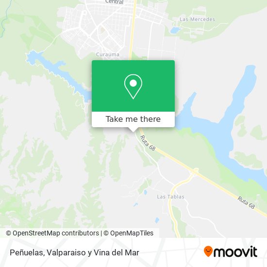 Peñuelas map