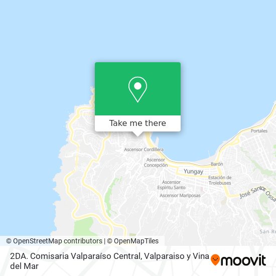 2DA. Comisaria Valparaíso Central map