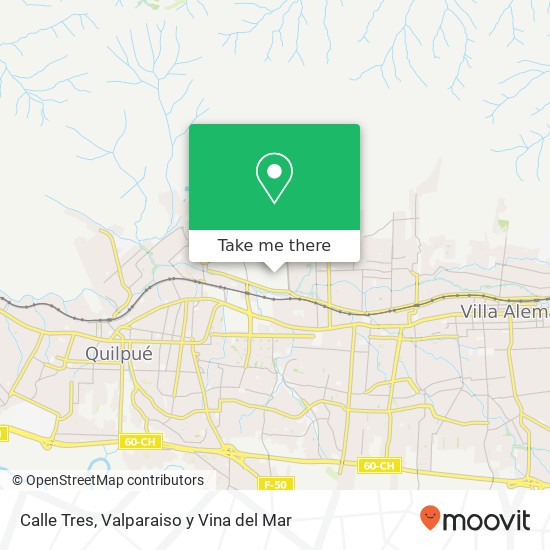 Calle Tres map