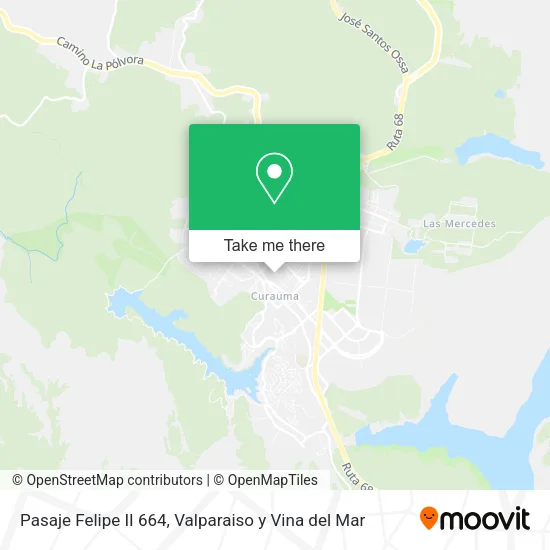 Mapa de Pasaje Felipe II 664