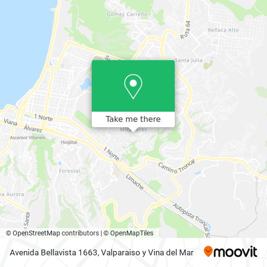 Mapa de Avenida Bellavista 1663