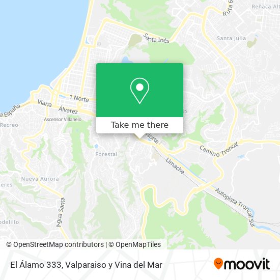 El Álamo 333 map