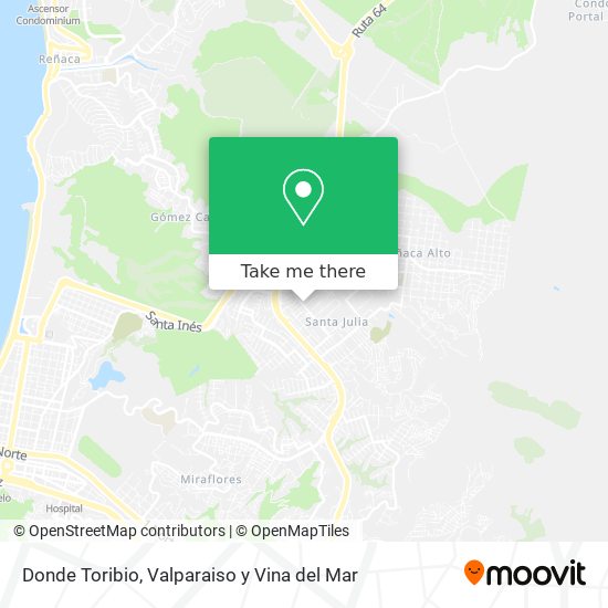 Donde Toribio map