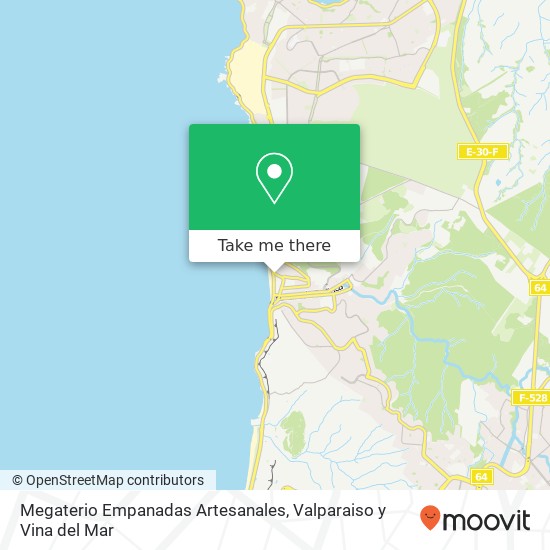 Megaterio Empanadas Artesanales, Avenida Borgoño 2520000 Viña del Mar, Viña del Mar, Valparaíso map