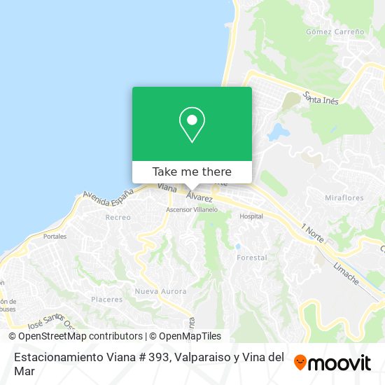 Estacionamiento Viana # 393 map