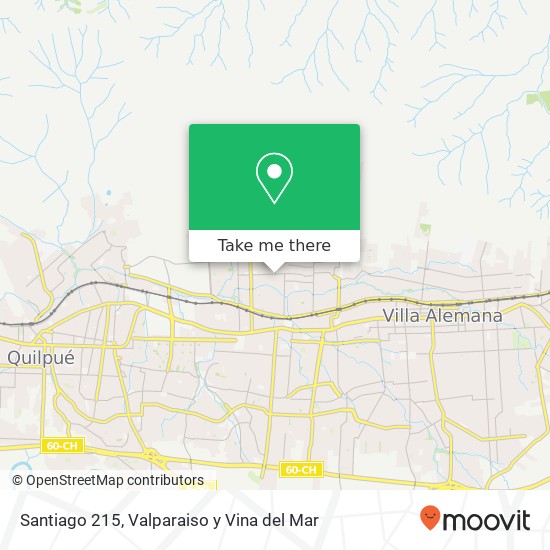 Santiago 215 map