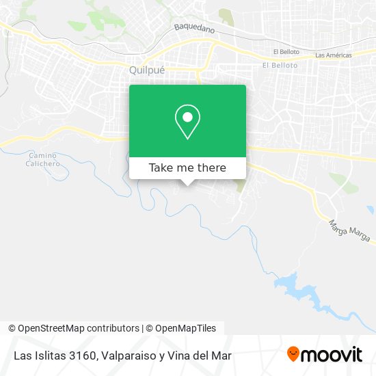 Las Islitas 3160 map