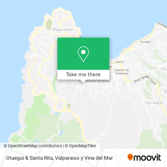 Otaegui & Santa Rita map
