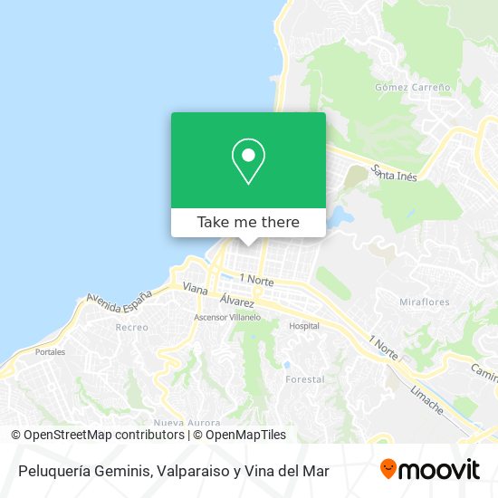 Peluquería Geminis map