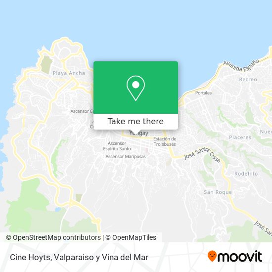 Cine Hoyts map