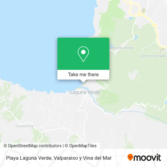 Playa Laguna Verde map