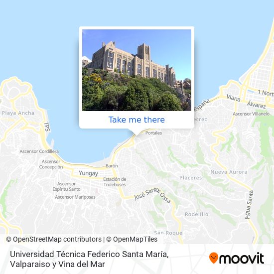 Universidad Técnica Federico Santa María map