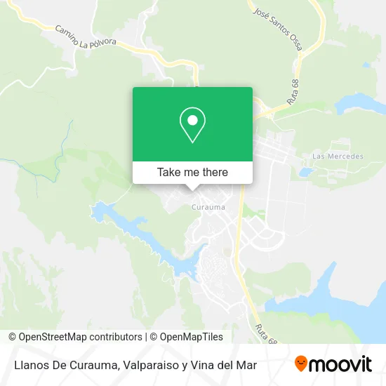 Mapa de Llanos De Curauma