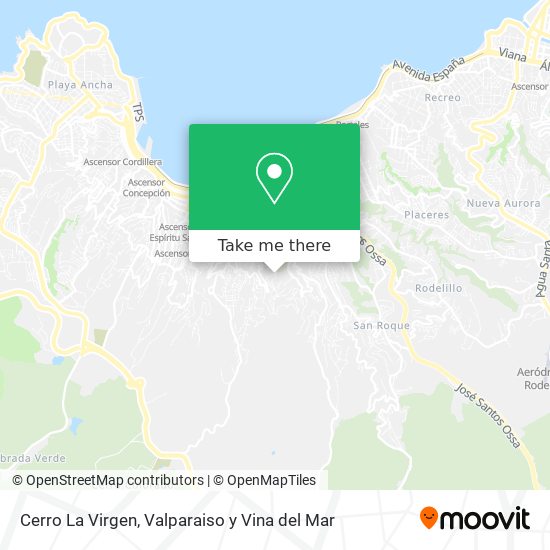 Mapa de Cerro La Virgen