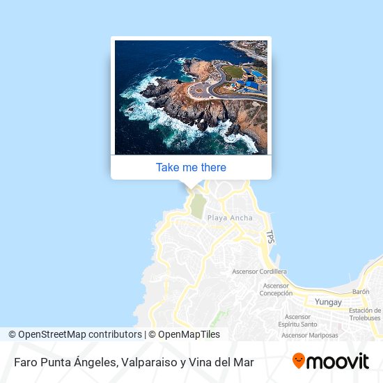 Mapa de Faro Punta Ángeles