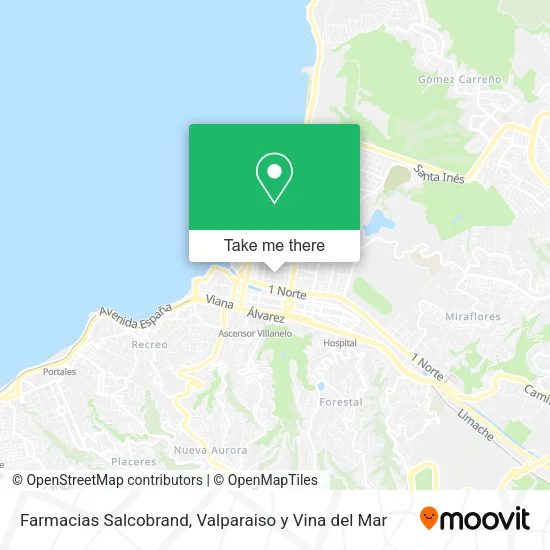 Farmacias Salcobrand map