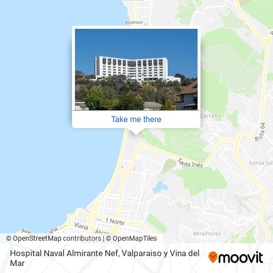 Hospital Naval Almirante Nef map