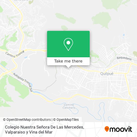 Mapa de Colegio Nuestra Señora De Las Mercedes