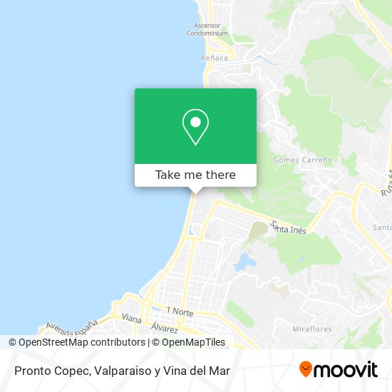 Pronto Copec map
