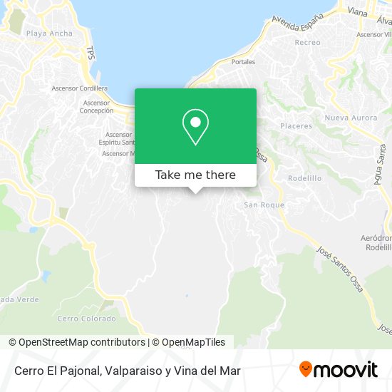 Cerro El Pajonal map