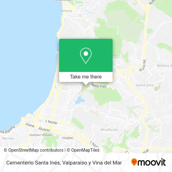 Mapa de Cementerio Santa Inés