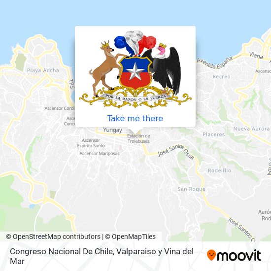 Congreso Nacional De Chile map