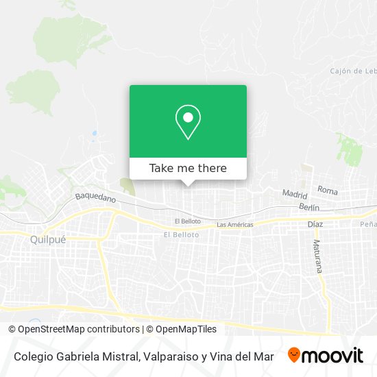 Mapa de Colegio Gabriela Mistral