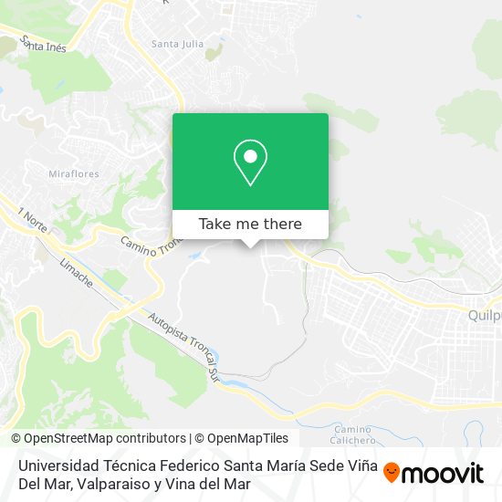 Universidad Técnica Federico Santa María Sede Viña Del Mar map
